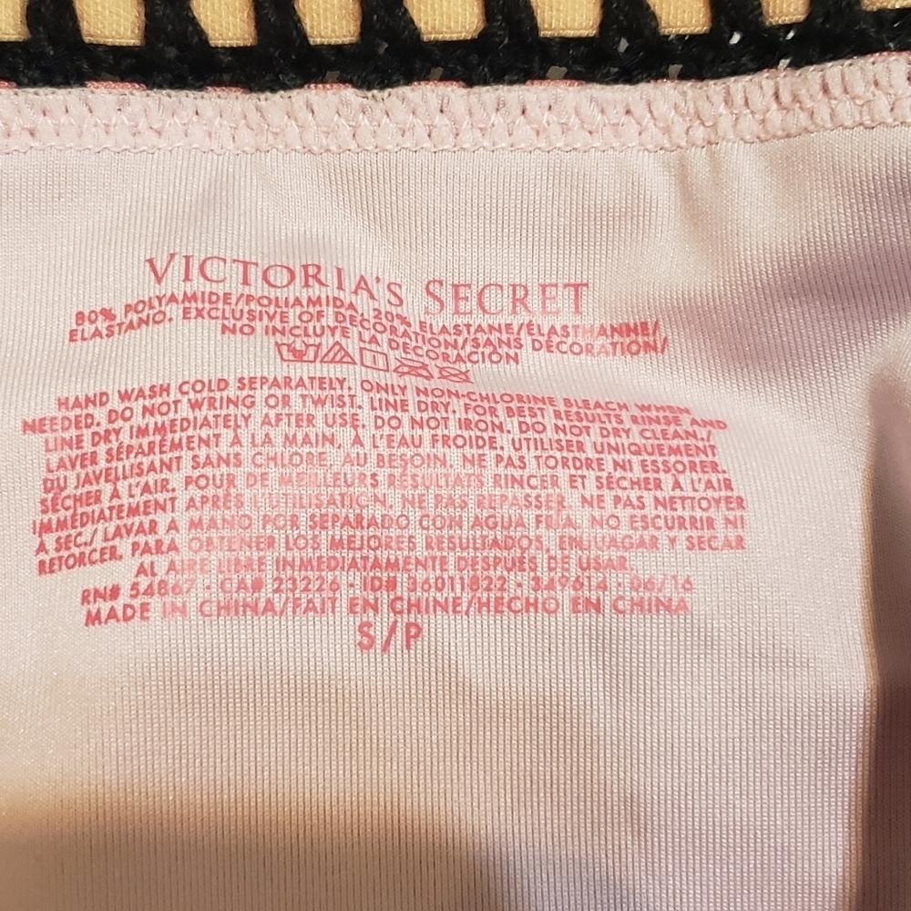 Victoria's Secret Burgundy and Pink Bikini Bottom - Picture 4 of 5